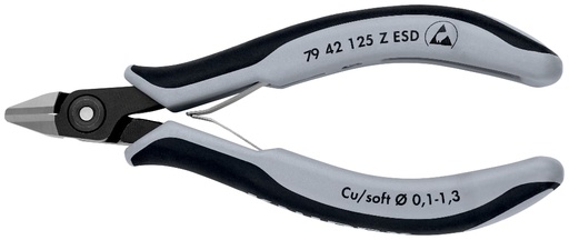 [180-7942125ZESD] KNIPEX PRECISION ELECT PLIER ESD 12 (AF)