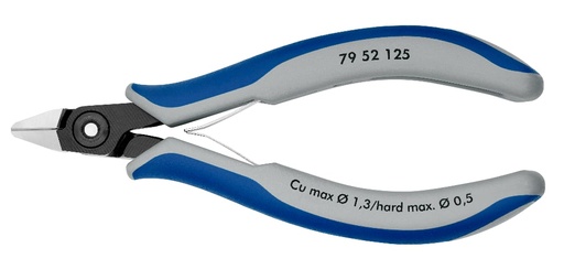 [180-7952125] KNIPEX PREC ELECTRONIC CUTTER 125MM (AF)