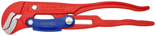 [180-8360010] KNIPEX PIPE WRENCH S-TYPE RATCHETING 1IN