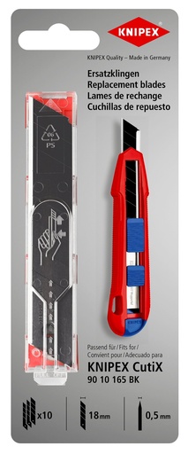 [180-9010165E02] KNIPEX SP BLADES FOR 9010165BK 10PK