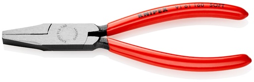 [180-9161160] KNIPEX FLAT NOSE GROZING PLIE 160MM (AF)