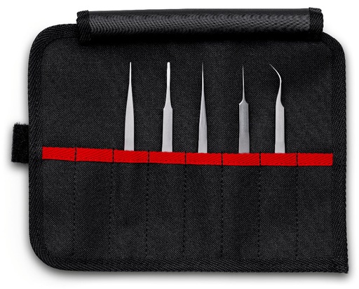 [180-920002] KNIPEX PRECISION TWEEZER SET 5PC (AF)