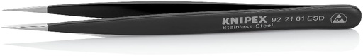 [180-922101ESD] KNIPEX UNI TWEEZER ESD S/STEEL (AF)