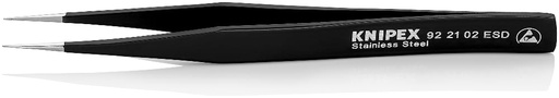 [180-922102ESD] KNIPEX UNI TWEEZER ESD S/STEEL (AF)