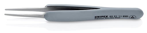 [180-922111ESD] KNIPEX PRECISION TWEEZERS ESD 123MM (AF)