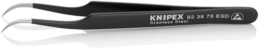[180-923875ESD] KNIPEX PRECISION TWEEZERS ESD 120MM (AF)
