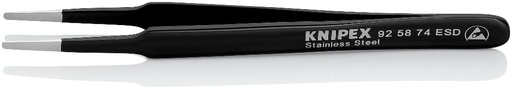 [180-925874ESD] KNIPEX PRECISION TWEEZERS ESD 120MM (AF)