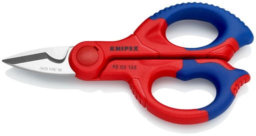 [180-9505155SB] KNIPEX UNIVERSAL SHEARS 160MM