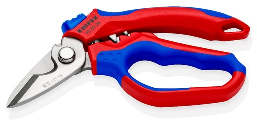 [180-950520SB] KNIPEX ANGLED ELECTRICIANS SHEARS 160MM