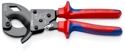 [180-9531250] KNIPEX CABLE CUTTER 250MM