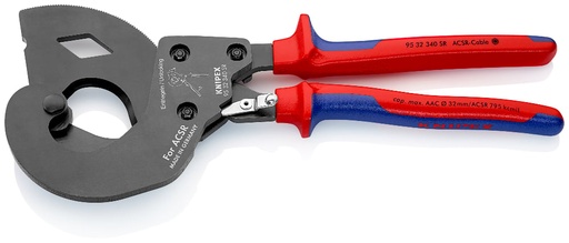 [180-9532340SR] KNIPEX ACSR CABLE CUTTER 340MM (AF)