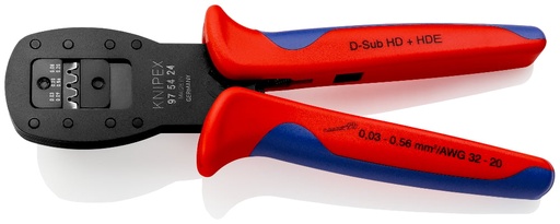 [180-975424] KNIPEX CRIMP PL FOR MICRO PLUGS 190MM-AF