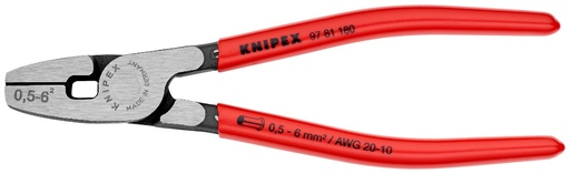 [180-9781180] KNIPEX CRIMPING PLIER FOR END SLEEVES-AF