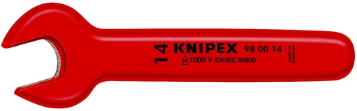 [180-980016] KNIPEX SPANNER OPEN END INS VDE 16MM
