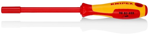 [180-9803055] KNIPEX 1000V NUT DRIVER 5.5 X 200MM (AF)