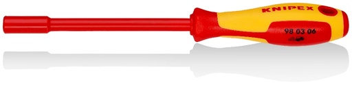 [180-980306] KNIPEX NUT DRIVER 1000V 98-03 6MM