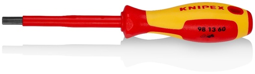 [180-981360] KNIPEX HEX SCREW DRIVER 6X100MM 1000V