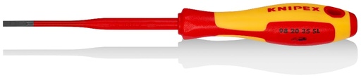 [180-982035SL] KNIPEX 1000V S/DRIVER SLIM 3.5 X 200MM