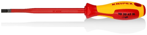 [180-982065SL] KNIPEX 1000V S/DRIVER SLIM 6.5 X 200MM
