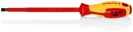 [180-982080] KNIPEX 1000V  VDE S/DRIVER 8.0 X 175MM