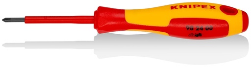 [180-982400] KNIPEX 1000V  VDE S/DRIVER PH0 X 60MM