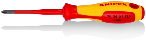 [180-982401SLS] KNIPEX 1000V S/DRIVER PLUS/MINUS PH1-AF