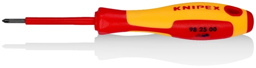 [180-982500] KNIPEX PZ0 X 60MM VDE SCREWDRIVER