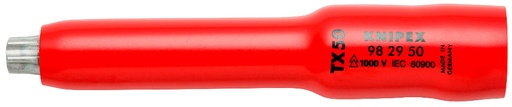 [180-982950] KNIPEX 1000V 3/8" SQ DR SOCKET TX50 (AF)