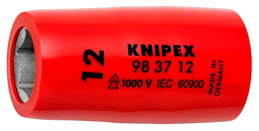 [180-983712] KNIPEX 1000V HEX SOCKET 3/8IN DR (12MM)