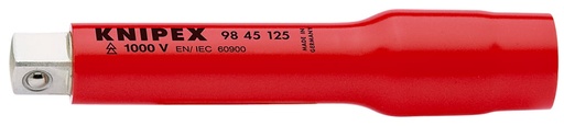 [180-9845125] KNIPEX EXTENSION BAR VDE 9845 125MM 1/2D