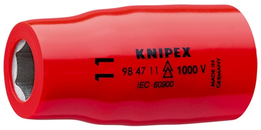 [180-984711] KNIPEX 1000V HEX SOCKET 1/2IN DR (11MM)