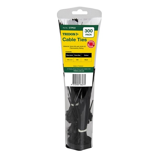 [180-CTP22] CTP22 Cable Tie Assorted Pack