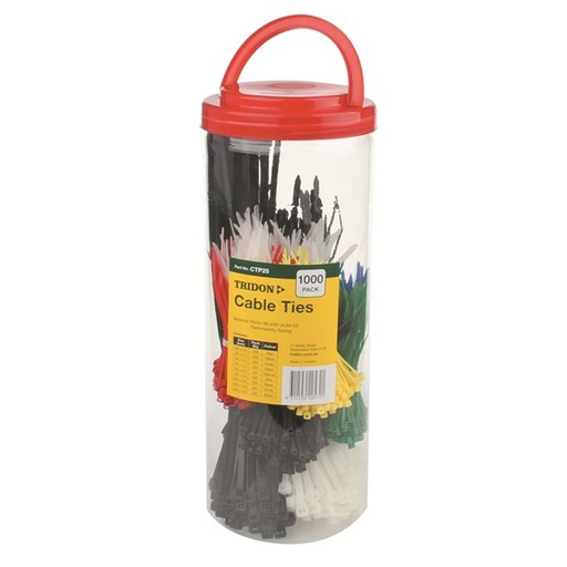 [180-CTP25] CTP25 Cable Tie Assorted Pack