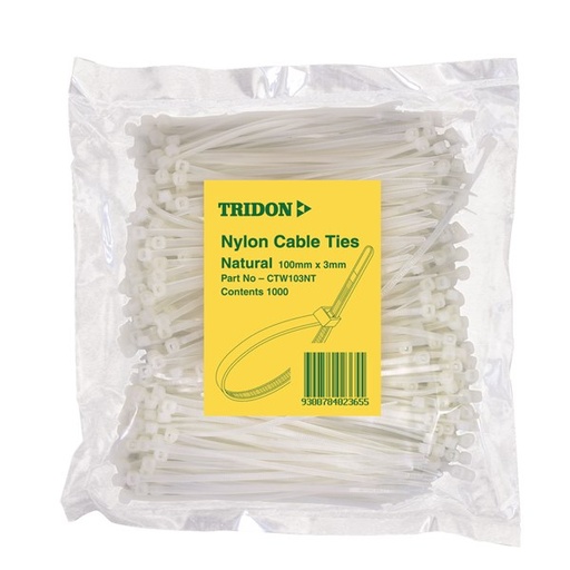 [180-CTW103NT] CTW103NT Cable Tie - Natural