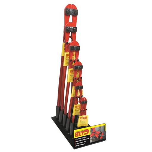 [180-HBCM04] HBCM04 High Tensile Red Jaw Bolt Cutter Merchandiser