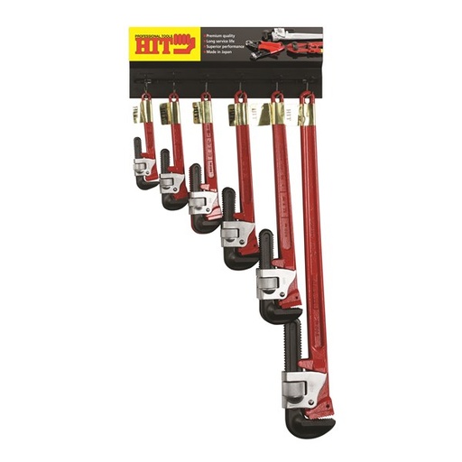 [180-HBCM11] HBCM11 Steel Pipe Wrench Merchandiser - 9 Piece