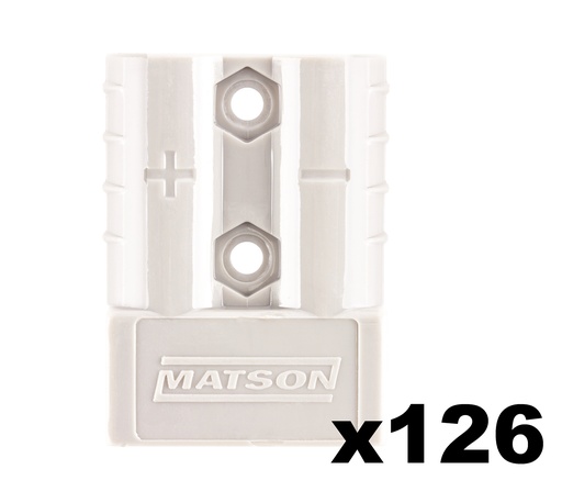 [180-MA2350-126] MA2350-126 Grey Connector and Lugs (50Amp/8mm2)