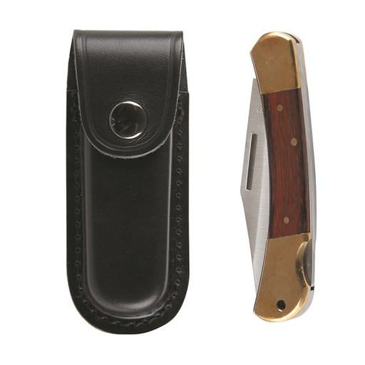 [180-SK5] SK5 Stock Knife - Single Blade With Leather Pouch 225mm