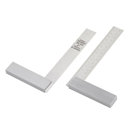 [180-SSA6G] SSA6G Engineering Square - Graduated Metric & Imperial 150mm